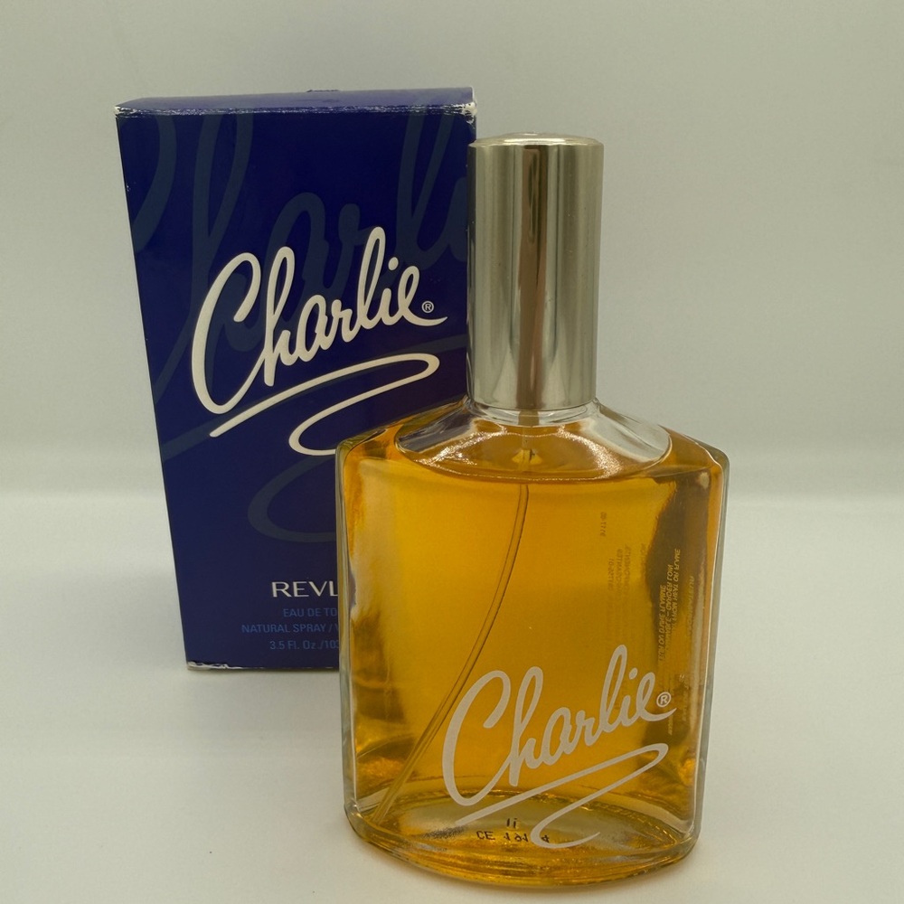 REVLON Charlie Blue Cologne Spray 3.5oz  EAU DE TOILETTE Floral Amber Spice